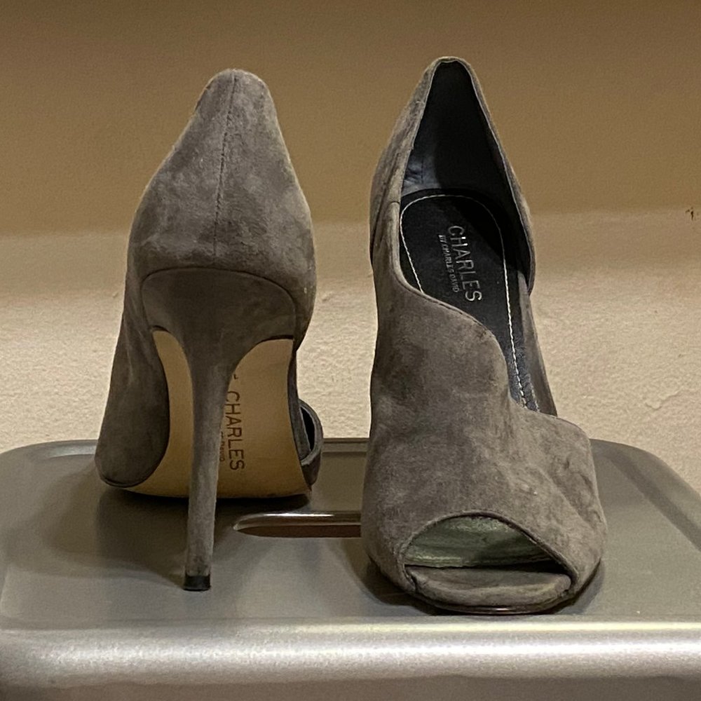 CHARLES by Charles David half d'orsay heels-sz11